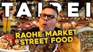 Why is this Taipei Night Market SO GOOD?!? Taiwan Street Food at Raohe Market!