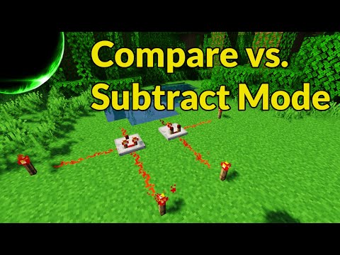 ZennsWorld - Comparators: Compare, Subtract, and Container Interactions | Minecraft Redstone Engineering Tutorial