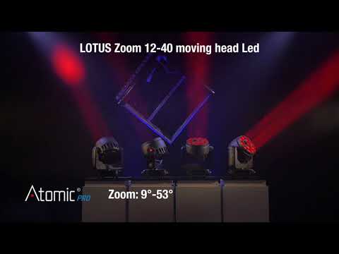 Atomic Pro Moving Head Wash LOTUS Zoom 12-40