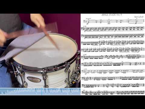 ARHUS ETUDE No.9 Snare Drum Solo(pearl philharmonic)