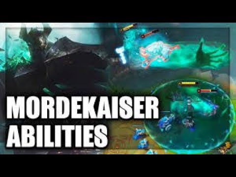 League Of Legends _ Mordekaiser The Iron Revenant Rework /New  Abilities Spotlight Preview