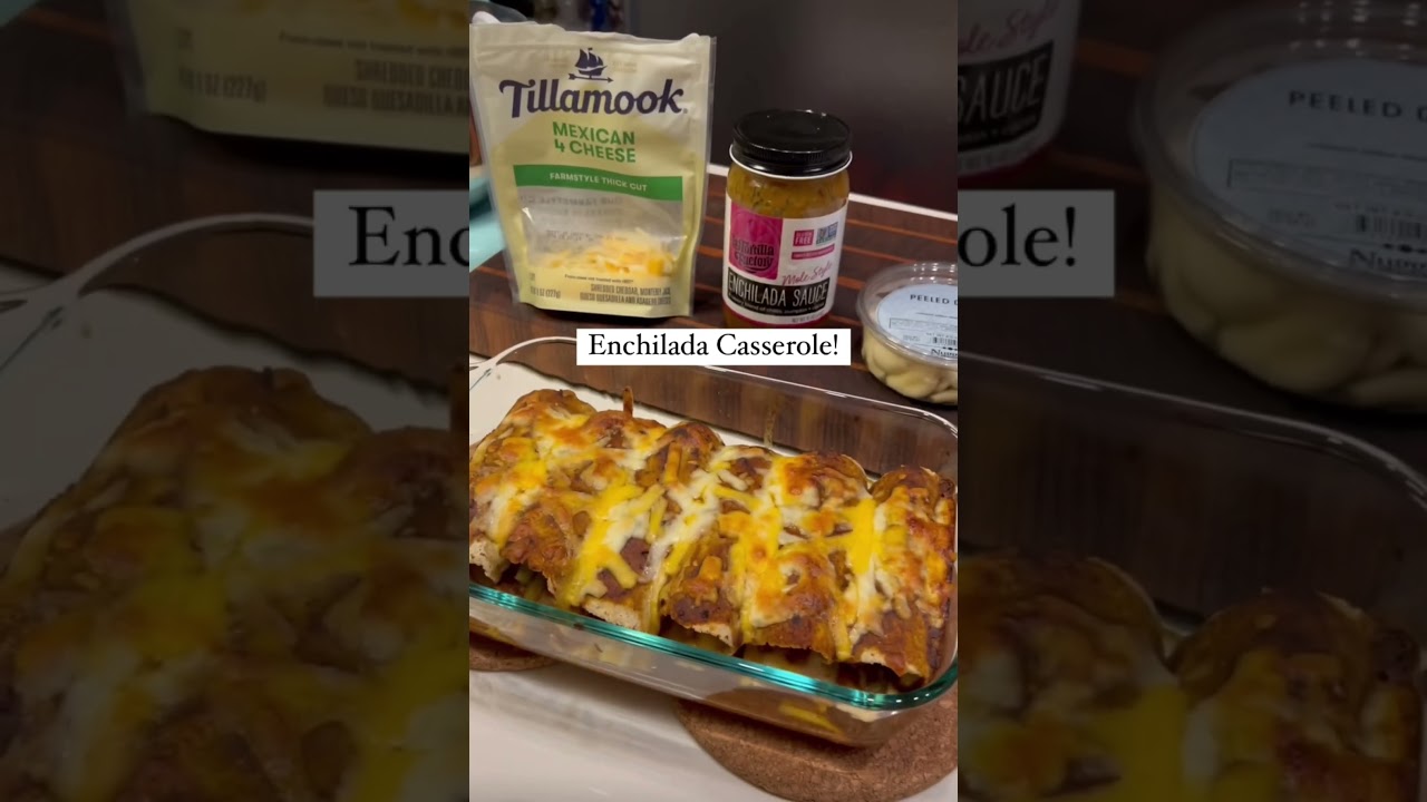 How to make an Enchilada Casserole! See description! #enchiladas #casserole #howtocook