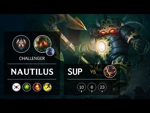 Nautilus Support vs Rumble - KR Challenger Patch 10.2