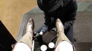 Download lagu Gorgeous boots | OG Shoe Shine ASMR mp3