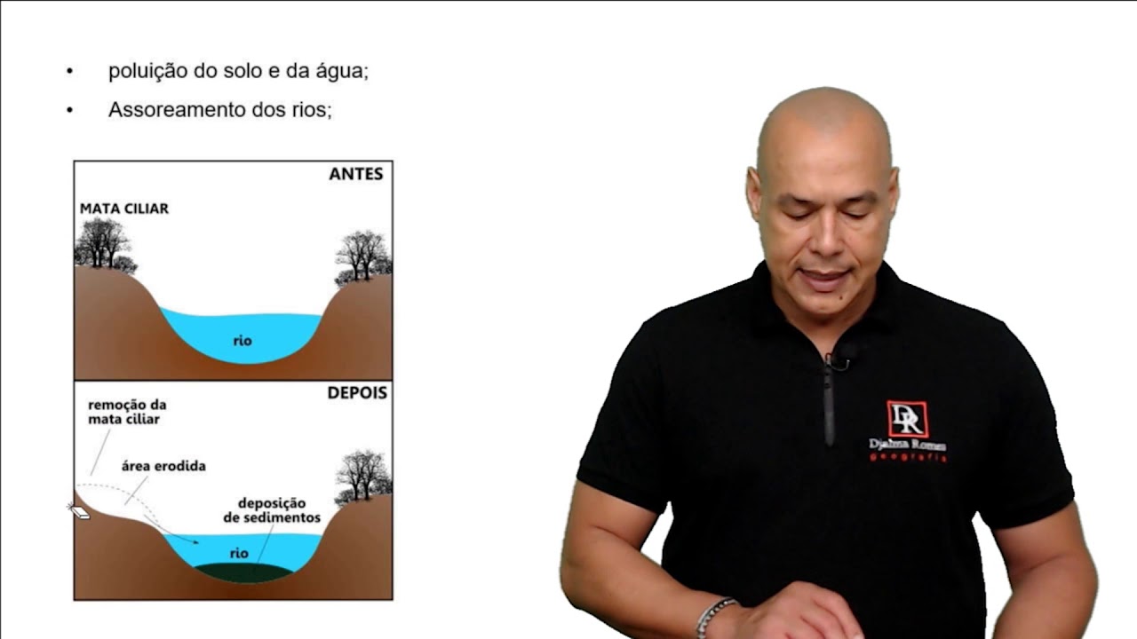 Problemas ambientais das atividades agrícolas | Geografia Econômica | Prof. Djalma Romes