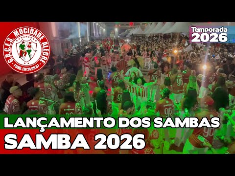 MOCIDADE ALEGRE 2026 AO VIVO | LANÇAMENTO DOS SAMBAS DE SP 4K | #LDS26