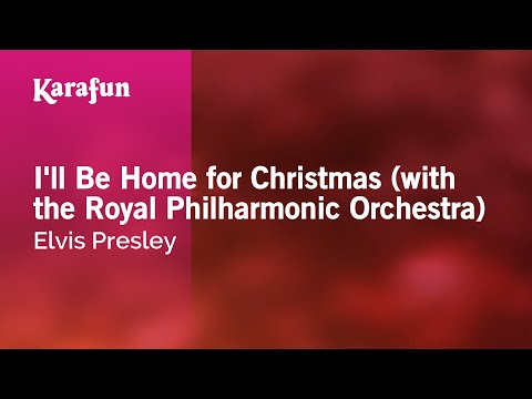 I'll Be Home for Christmas - Elvis Presley | Karaoke Version | KaraFun