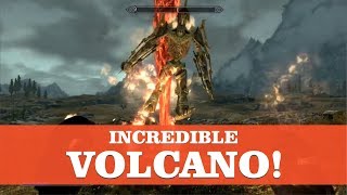 Skyrim SE - Incredible Volcano spell! (Apocalypse mod)
