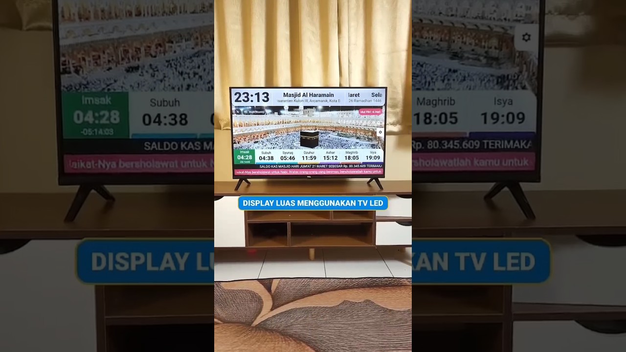 “Download, Instal & Aktivasi Jam Sholat TV Hari Ini!Dapatkan Harga Spesial!”