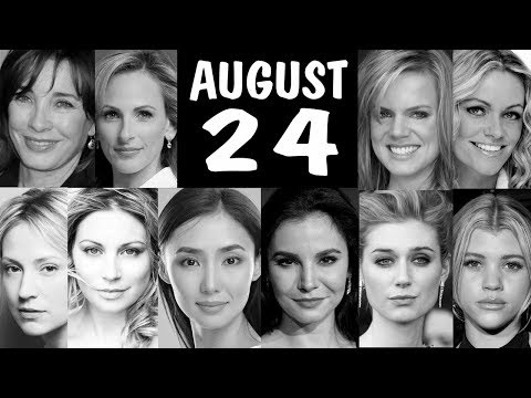 August 24 Famous BirthDays