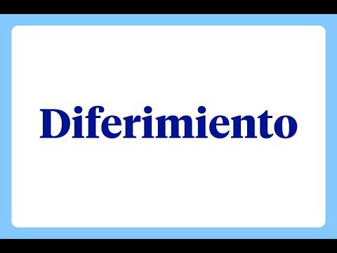 ¿Qué es el diferimiento?