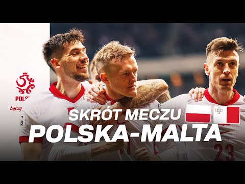 EL. MŚ: Skrót meczu 🇵🇱 POLSKA - MALTA 🇲🇹
