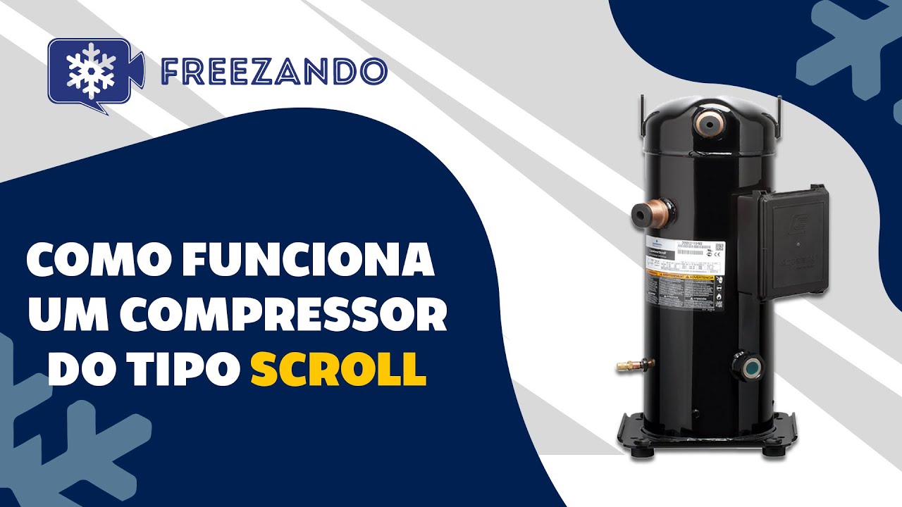 Como funciona o compressor scroll