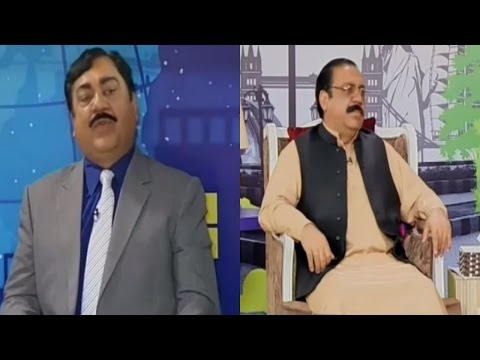 Hasb e Haal - 26 February 2016 | Azizi as Rana Sana Ullah and Yousaf Raza Gillani
