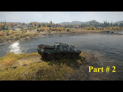 SnowRunner Repairing the wood bridge by the lumber mill