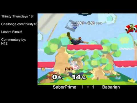 SaberPrime (Fox, Marth) vs Babarian (C.Falcon.)