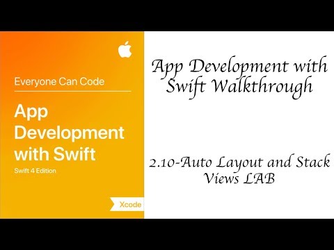 2.10-Auto Layout and Stack Views LAB - Swift 4 - App Development With Swift