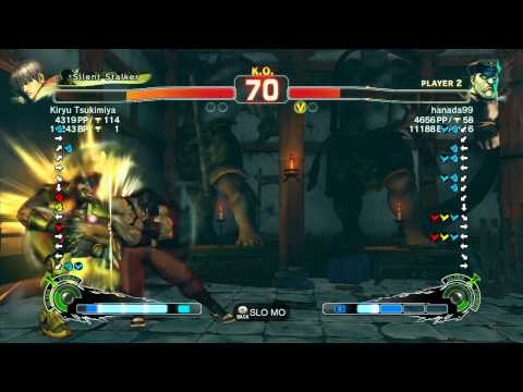 SSF4 AE: Kiryu Tsukimiya (Guy) vs hanada99 (Dictator) - Ranked Match (720p HD)