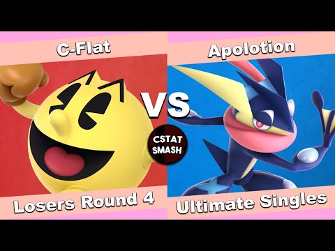 No Caps 26 Losers Round 4 - C-Flat (PAC-MAN) vs Apolotion (Greninja) - SSBU