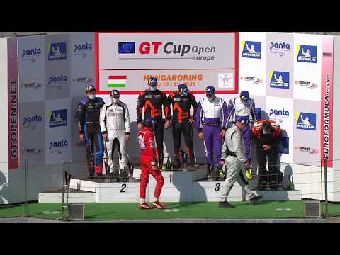 GT Cup Open 2021 Round 3 HUNGARORING - RACE 1 Podium