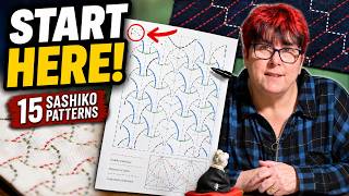 15 Traditional Sashiko Patterns - Where to Start & How to Stitch Each One