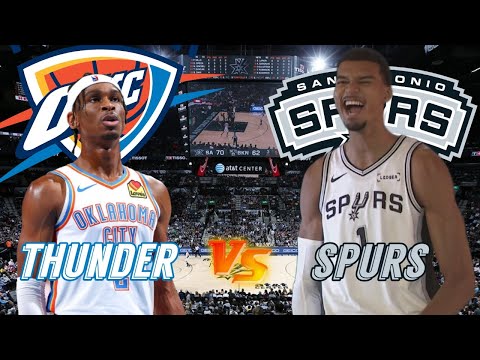Oklahoma City Thunder vs San Antonio Spurs Live Play by Play & Scoreboard
