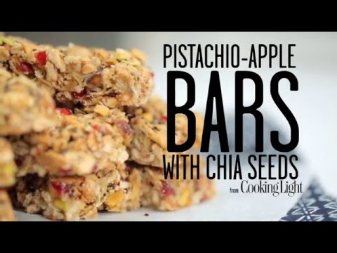 Pistachio Apple Bars with Chia Seeds | Cooking Light