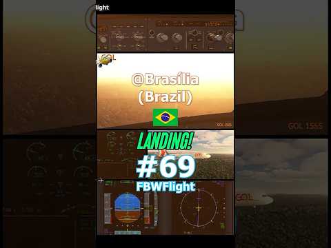 Brasília (Brazil) 🛬 Landing | ILS Approach | #69FBWFlight