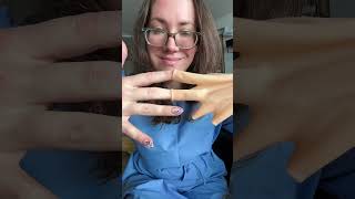 Why is this so hypnotic?  #nurse #latexgloves #latex #gloves #glover #rubberist #scrubs #visualart