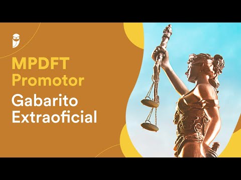 Gabarito Extraoficial Promotor MPDFT