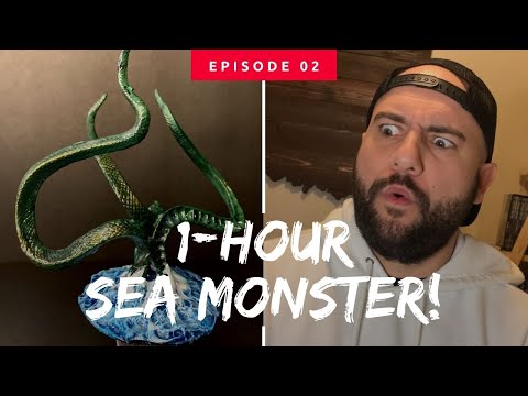 DOLLAR STORE SEA MONSTER in 1 HOUR! | Dungeons & Dragons (D&D) Tabletop Gaming and Crafting