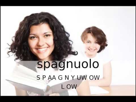How to pronounce spagnuolo / How to say spagnuolo