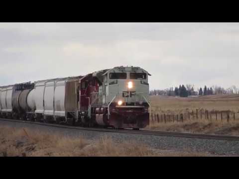 Navy Leader! CP 7022 & 2201 Lead 466 @ Airdrie!