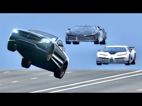Mercedes Brabus 850 Jet Engine vs Bugatti Hypercars - Drag Race 20 KM