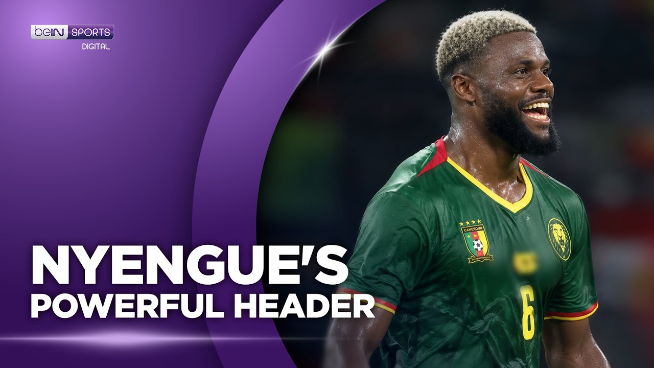 David Nyengue Gives Cameroon the Lead against Comoros with Powerful Header | AFCON 2027 Qualifiers