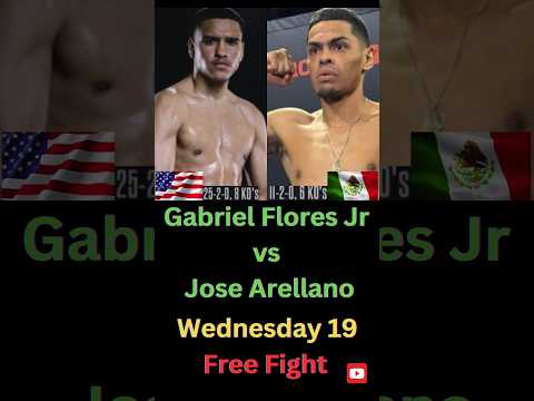 ProboxTV | LIVE BOXING | February 19 |  Gabriel Flores Jr vs Jose Arellano.