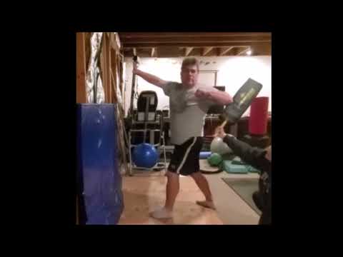 Make sure your block arm moves forward not backward in shot put and discus