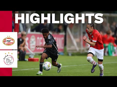 Wie wordt er kampioen? 🏆 | Highlights PSV O14 - Ajax O14