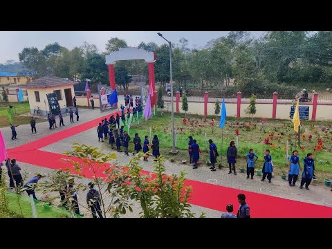 माननीय डी.सी. सर, श्री चंद्रशेखर आज़ाद, का विद्यालय में आगमन