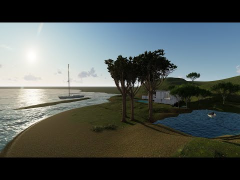 Videocorso LUMION PRO - 12 - Paesaggio e Landscape Design, Scultura del Terreno, Acqua, Oceano, Lago