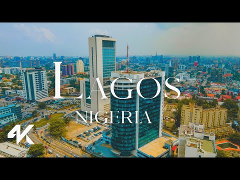 Lagos Nigeria Aerial View  -  4k Scenic Drone Video 2023
