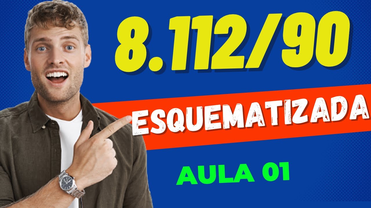 LEI 8112 ESQUEMATIZADA PARA CONCURSOS │ TRT's, TRE's, TJ's, IBGE...