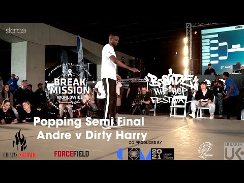 Break Mission x B-Side Festival 2021 // Semi Final Popping - Dirty Harry v Andre // stance