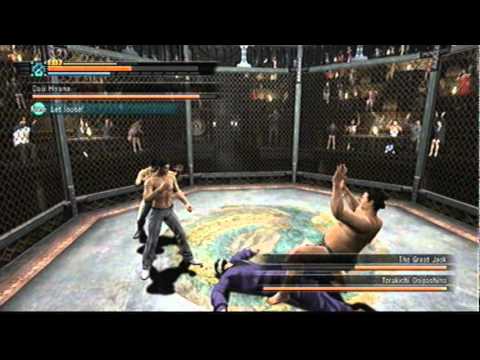 Lets Play Yakuza 3 PT84: Underground Arena 5