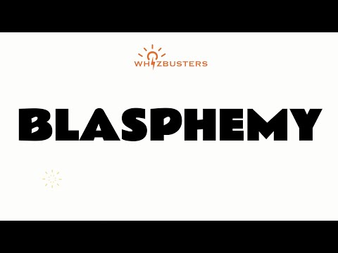 BLASPHEMY (noun) Meaning with Examples in Sentences | GRE GMAT LSAT SAT