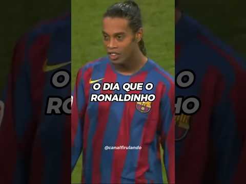 O dia que RONALDINHO foi APLAUDIDO pela torcida…