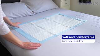 Medokare Disposable Incontinence Bed Pads - Bedwetting for Kids
