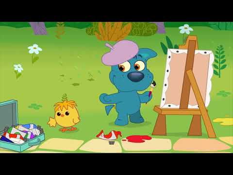 Estate con i mini cuccioli e i mini cuccioli in inglese - cartoni per bambini