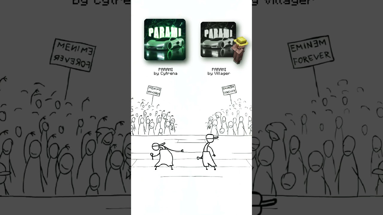 PARAMI but sung by Villager 😭🙏 #shorts #phonk #funk #music