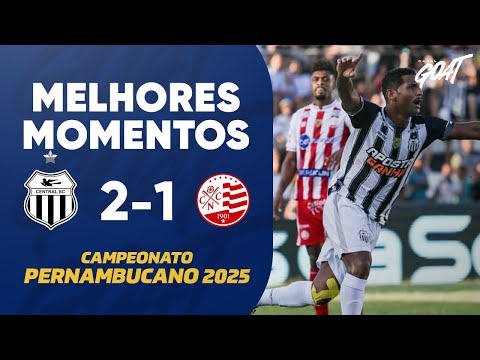 Gols e lances de Central x Náutico